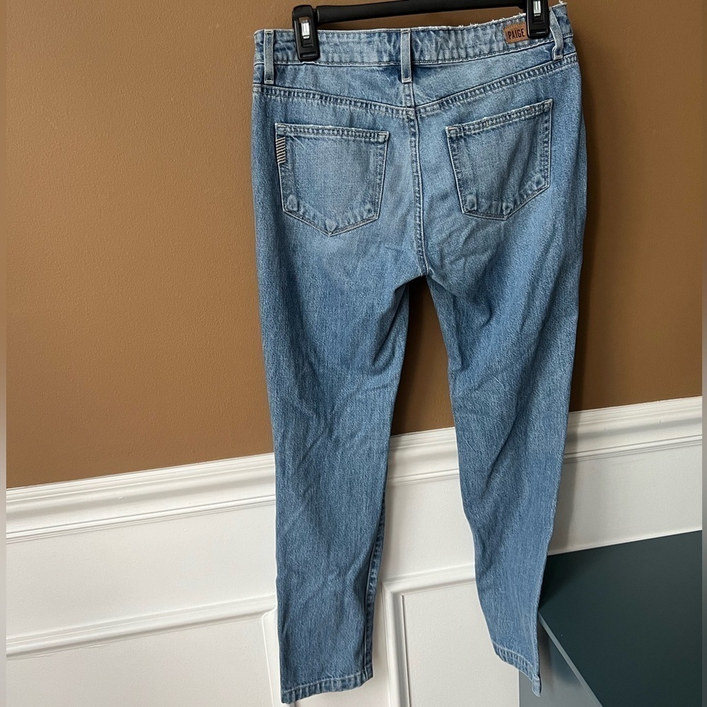 PAIGE Jimmy Jimmy Ankle Liza Destructed Size 26 Destroyed Jeans - Picture 6 of 9
